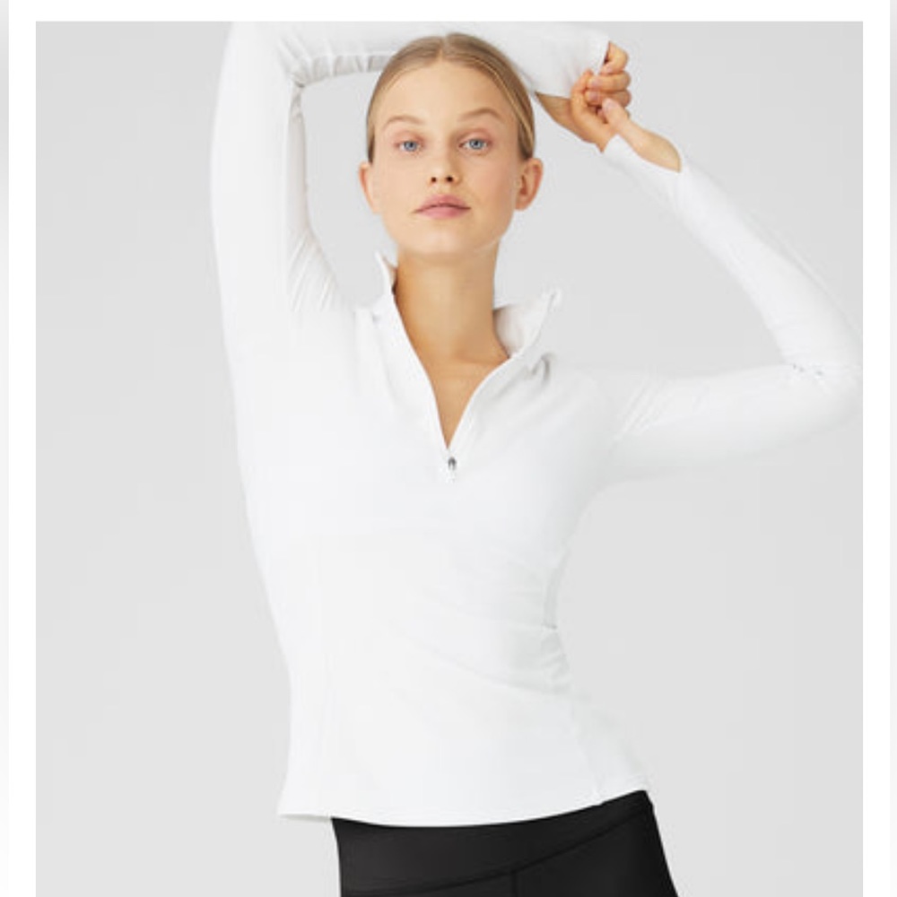 ALO YOGA ALOSOFT 1/2 ZIP RAPID PULLOVER